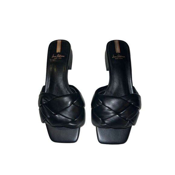 Sam Edelman Women Dawson Puffed Slide Sandals Black Size 6 440085